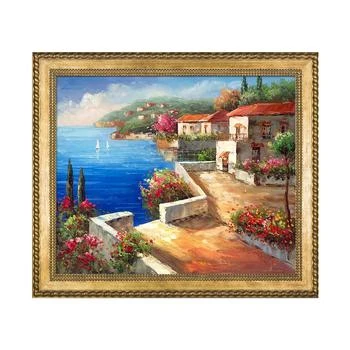La Pastiche | By Overstockart Vacation Harbor with Verona Braid Frame, 24.75" x 28.75",商家Macy's,价格¥5034