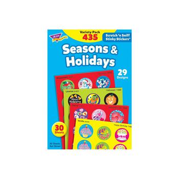 久光贴保质期, Trend Enterprises | Seasons and Holidays Stinky Stickers Variety Pack商品图片 