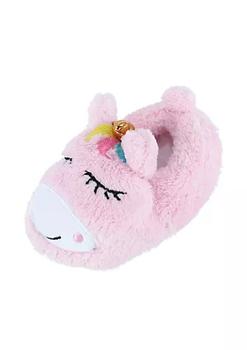 商品CTM | Baby/Infant Plush Fuzzy Unicorn Bootie Slippers,商家Belk,价格¥65图片