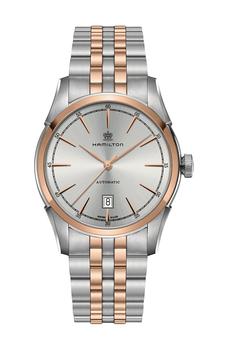 汉密尔顿是什么牌子, Hamilton | Men's Two Tone Spirit of Liberty Bracelet Watch, 42mm商品图片 5折