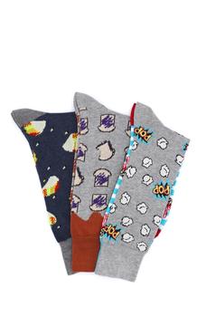 Lorenzo Uomo是什么牌子, Lorenzo Uomo | 3-Pack Cotton Crew Socks商品图片 5.5折