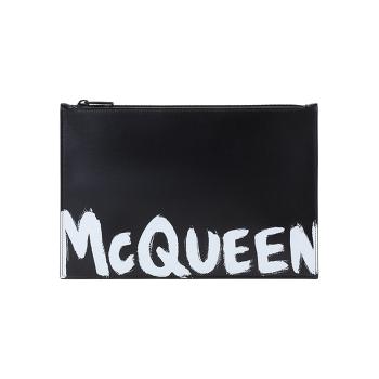 商品Alexander McQueen | ALEXANDER MCQUEEN 亚历山大·麦昆 男士黑色手拿包 560472-1NT5B-1070,商家Beyond Chinalux,价格¥2808图片