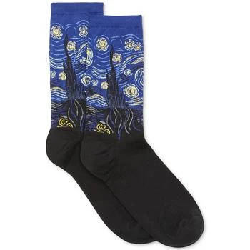 Hot Sox | 梵高星夜袜子Hot Sox Women's Starry Night Trouser Socks,商家Macy's,价格¥67