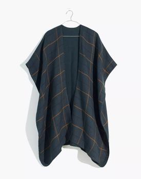 Madewell | Reversible Poncho Wrap商品图片,4.6折起×额外8折, 额外八折