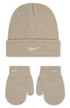 NIKE | Snow Runner Beanie & Mittens Set,商家Nordstrom Rack,价格¥105