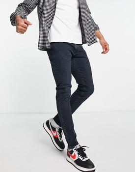 推荐Levi's 512 slim tapered fit jeans in dark navy overdye商品