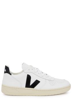 推荐V-10 white leather sneakers商品