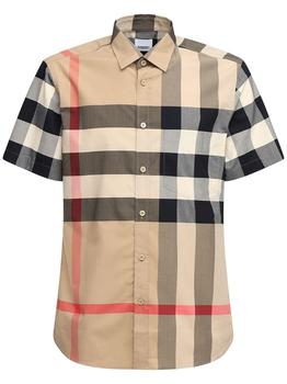 推荐Somerton Check Print Cotton Poplin Shirt商品