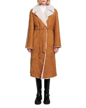 Maje | Gapite Shearling Coat 6.9折