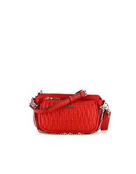 推荐Red Quilted Shoulder Bag商品