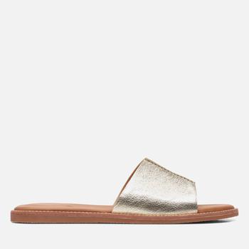 Clarks | Clarks Women's Karsea Leather Mules - Champagne商品图片,6折