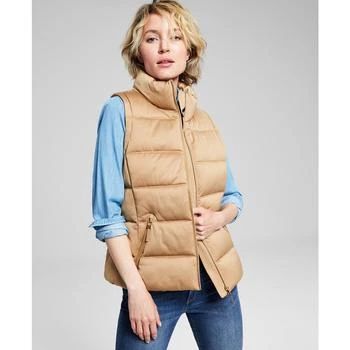 Tommy Hilfiger | Women's Stand-Collar Puffer Vest, Created for Macy's,商家Macy's,价格¥362