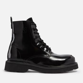 推荐KENZO Smile Spazzolato Leather Combat Boots商品