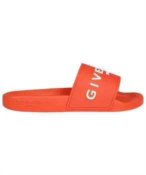 推荐Givenchy slide flat in rubber slides商品