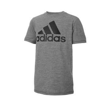 美国adidas plus, Adidas | Big Boys Plus Size Short Sleeve AEROREADY Melange Performance T-shirt商品图片 7.5折