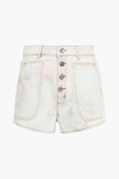 Sandro | Flow floral-print denim shorts商品图片,2折