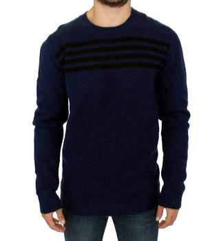 推荐Costume National Blue striped sweater pullover商品