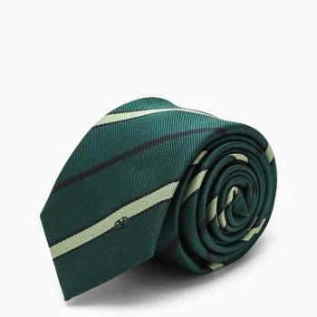 推荐Green striped silk tie商品