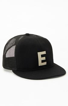 Essentials | x New Era Black Mesh 59Fifty Fitted Hat商品图片,