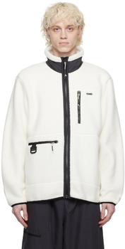 RAINS | White Zip Jacket商品图片,独家减免邮费