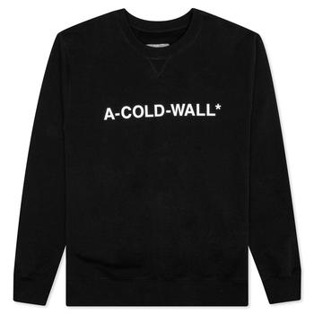 推荐A-Cold-Wall Essential Logo Crewneck - Black商品