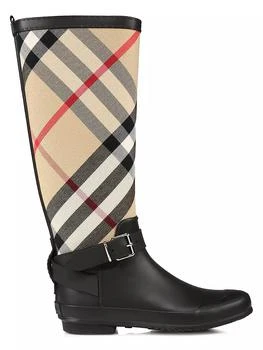 Burberry Simeon Knee-High Vintage Check Boots