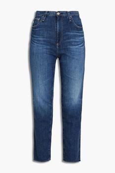 推荐High-rise straight-leg jeans商品