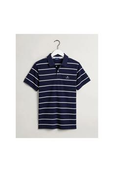 Gant是什么牌子, Gant | GANT Breton Stripe Pique Polo Shirt S商品图片 