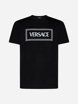 Versace | Logo cotton t-shirt 独家减免邮费