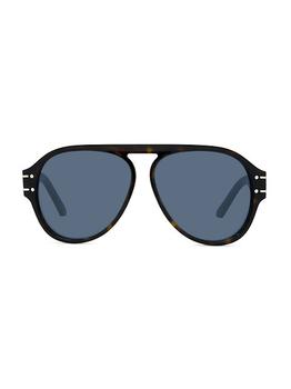 推荐Diorsignature 58MM Pilot Sunglasses商品