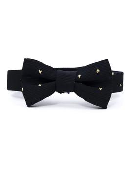 商品LA STUPENDERIA | La stupenderia Navy And Gold Luxury Jacquard Bow Tie,商家Italist,价格¥482图片