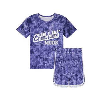 Sleep On It | Little Boys T-shirt and Shorts Pajama Set, 2 Piece商品图片,1.9折, 独家减免邮费