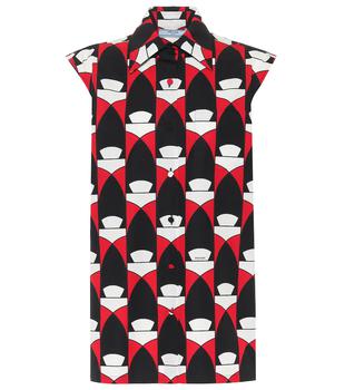 Prada | Printed cotton shirt商品图片,
