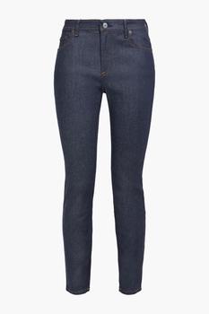 推荐Peg cropped high-rise skinny jeans商品