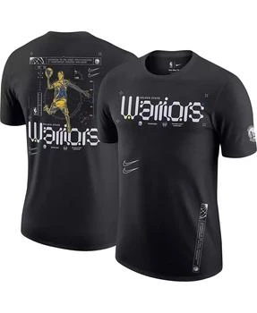 NIKE | Men's Black Golden State Warriors Courtside Air Traffic Control Max90 T-shirt,商家Macy's,价格¥337