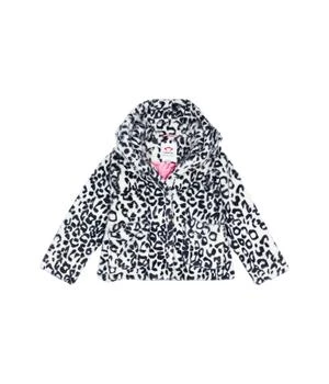 推荐Cleo Faux Fur Animal Print Coat (Toddler/Little Kids/Big Kids)商品