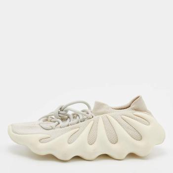 yeezy450, [二手商品] YEEZY | Yeezy x Adidas White Stretch Knit Fabric Yeezy 450 Cloud White Sneakers Size 42 2/3商品图片 5.5折