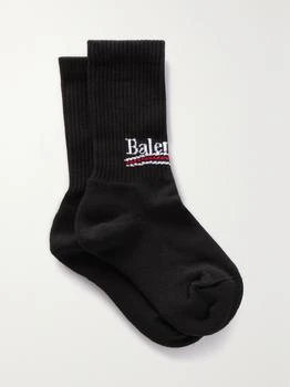 Balenciaga | 嵌花罗纹针织短袜,商家NET-A-PORTER,价格¥895