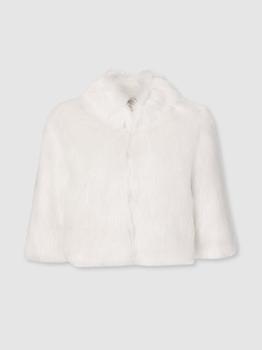 Unreal Fur | Desire Cropped Jacket Ivory商品图片,