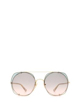 chloe 墨镜是什么牌子, Chloé | Chloé CH0042S gold female sunglasses商品图片 7.5折