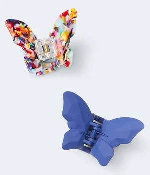 Aeropostale | Aeropostale Butterfly Claw Hair Clip 2-Pack,商家Premium Outlets,价格¥41