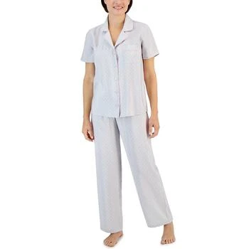 Charter Club | Women's Matte Satin Short-Sleeve Pajamas Set, Created for Macy's,商家Macy's,价格¥187