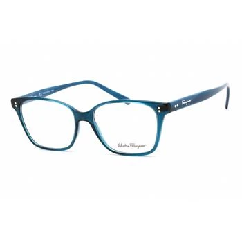 Salvatore Ferragamo | Salvatore Ferragamo Women's Eyeglasses - Transparent Blue Plastic Frame | SF2928 432 3折×额外9折x额外9.5折, 独家减免邮费, 额外九折, 额外九五折