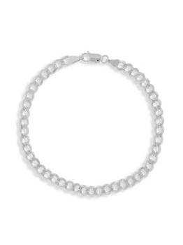 商品Saks Fifth Avenue | 14K White Gold Curb Chain Bracelet/4.95MM,商家Saks OFF 5TH,价格¥5286图片