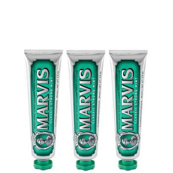 商品Marvis Classic Strong Mint Toothpaste Bundle (3x85ml)图片