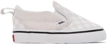 Vans | Baby Beige & White Checkerboard Slip-On V Sneakers商品图片,5.1折