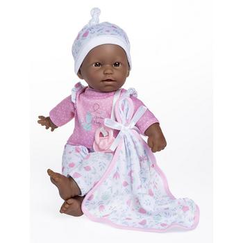 商品JC TOYS | La Baby African American 11" Mini Soft Body Baby Doll with Blanket, Pacifier Set,商家Macy's,价格¥116图片