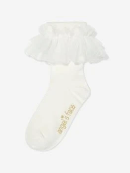 Angels Face | Angels Face Girls Frilly Socks in White,商家Childsplay Clothing,价格¥80