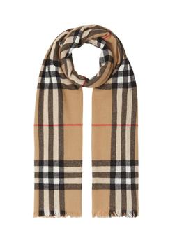 burberry围巾价格, Burberry | Check cashmere scarf商品图片 