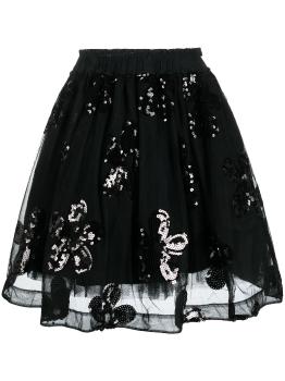 Simone Rocha | Simone Rocha 女士半身裙 3092S0035BLACK 黑色商品图片,6.5折起